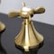Kingston Brass KC7067BEX Essex 8" Widespread Bathroom Faucet, Brushed Brass KC7067BEX - alternate 2